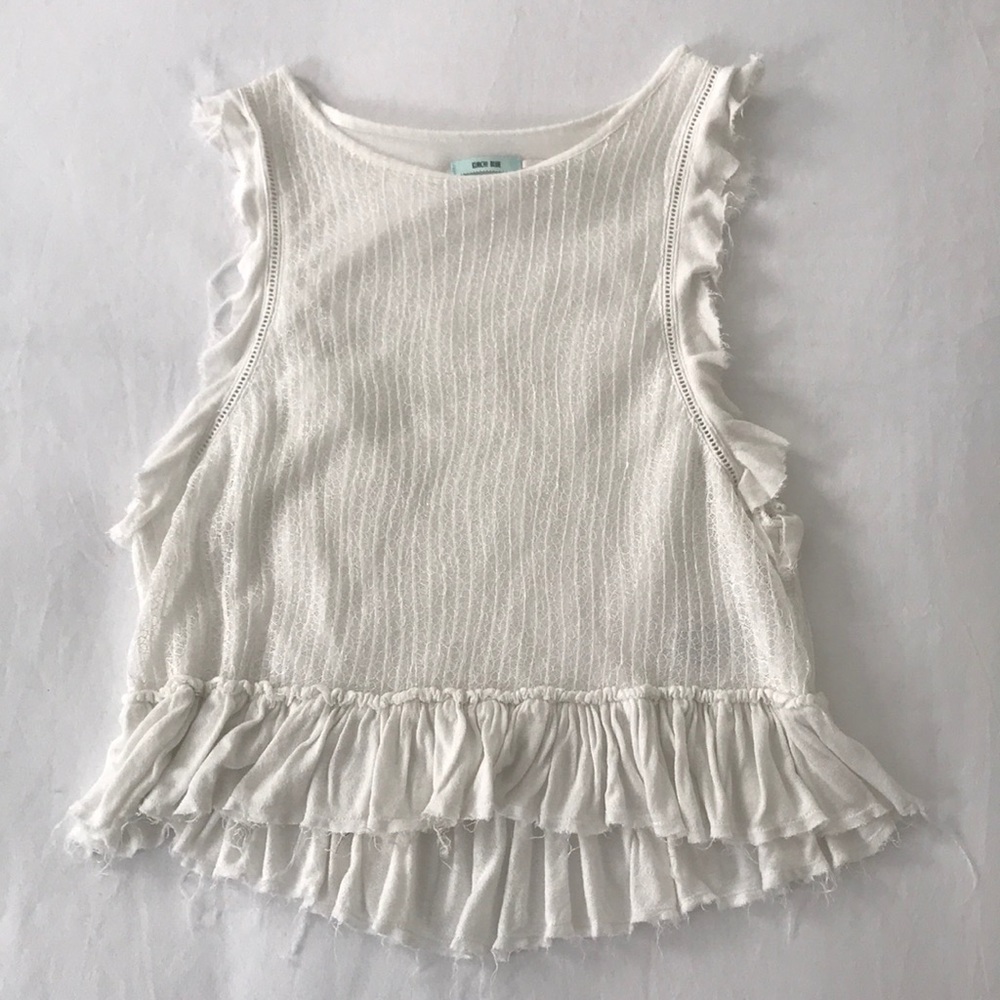 Urban Outfitters Kimchi Blue White Crop Top
